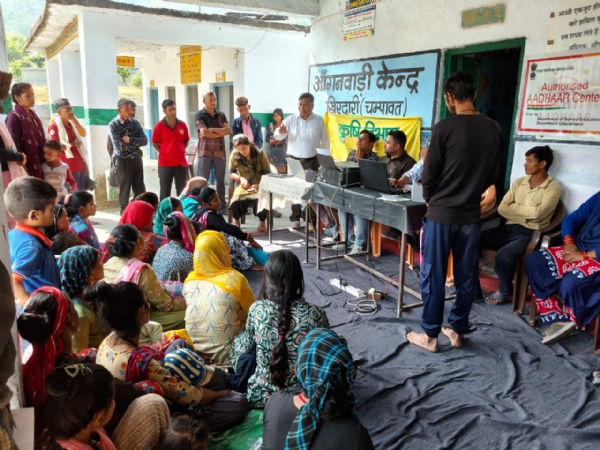 खिरद्वारी गांव में आयोजित  शिविर खिरद्वारी गांव में आयोजित  शिविर