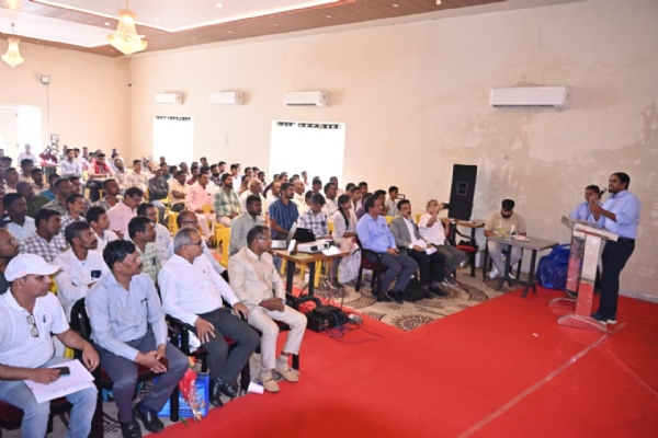 कार्यक्रम को संबोधित करते हुए कलेक्टर अबिनाश मिश्रा। कार्यक्रम को संबोधित करते हुए कलेक्टर अबिनाश मिश्रा।