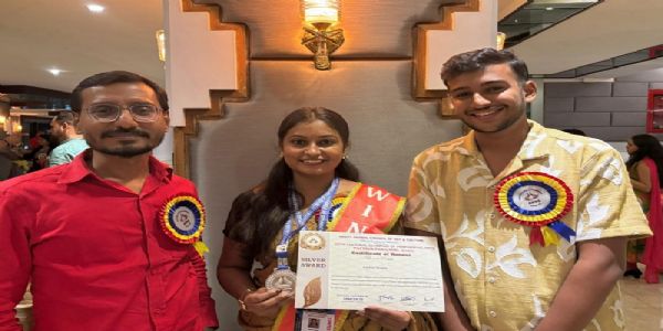 एबीएसएस थाईलैंड में चमकी मध्य प्रदेश के सागर की आस्था, कथक नृत्य में जीता दूसरा स्थान