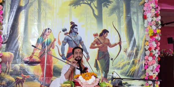 माता सीता की विदाई का प्रसंग सुनकर भावुक हुए श्रद्धालु