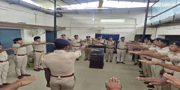 बगहा पुलिस जिला ने राष्ट्रीय एकता दिवस  मनाया