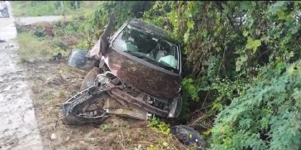 उरई–जालौन मार्ग पर भीषण सड़क हादसा, दम्पत्ति समेत चार घायल