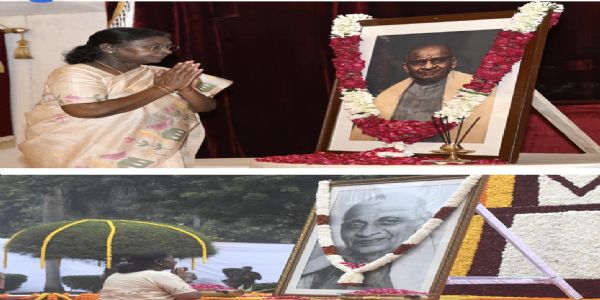 राष्ट्रपति मुर्मु ने सरदार पटेल की 150वीं जयंती पर दी श्रद्धांजलि