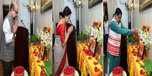 रायपुर : राज्यपाल  डेका ने सरदार वल्लभ भाई पटेल की जयंती पर उन्हें किया नमन