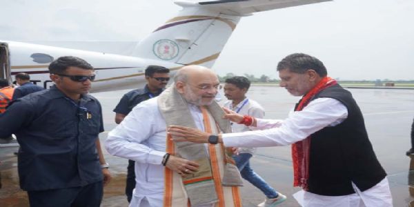 केंद्रीय गृहमंत्री अमित शाह जगदलपुर पंहुचे