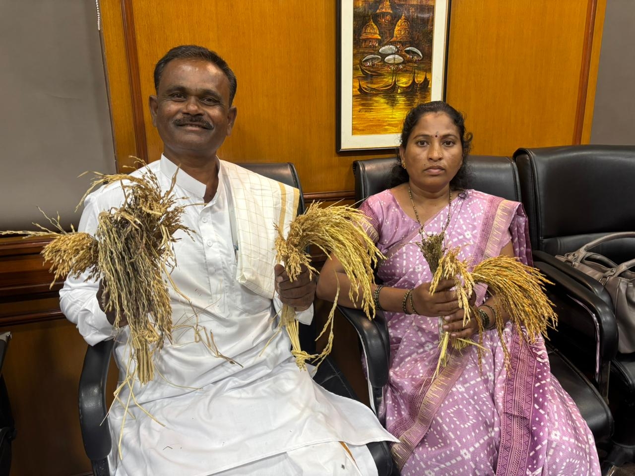 दगीर जिले के देवेन्द्रप्पा को जैविक धान की पारंपरिक और औषधीय किस्मों के साथ
