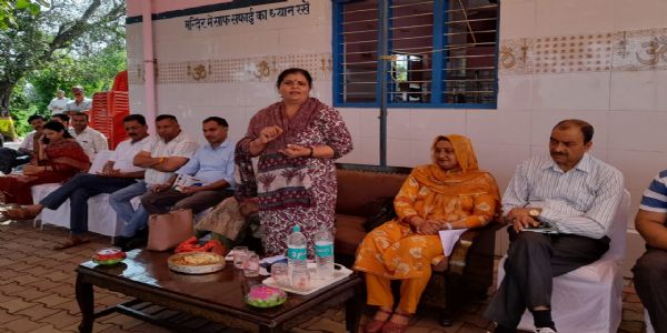 विधायक कमलेश ठाकुर ने देहरा की ध्वाला पंचायत में लिया विकास कार्यों का जायजा