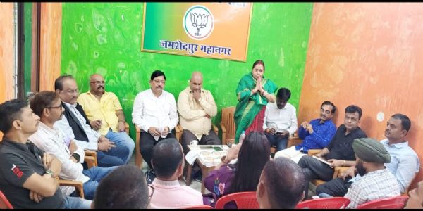 भाजपा महानगर की बैठक में स्थानीय मुद्दों पर हुई चर्चा