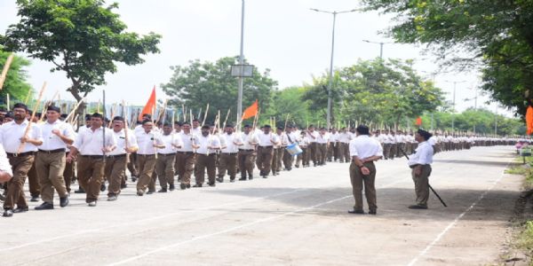 मप्र के इंदौर में डेढ़ लाख स्वयंसेवकों ने दिखाया अनुशासन और एकता का अद्भुत दृश्य