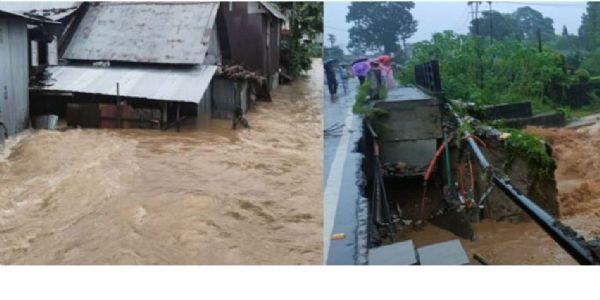 भारी बारिश से जलपाईगुड़ी जलमग्न, बानरहाट-बिन्नागुड़ी में भी बाढ़ के हालात