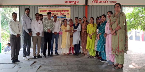 हिसार : आर्यन बैनीवाल ने राज्यस्तरीय खेलकूद प्रतियोगिता में जीता सिल्वर मैडल