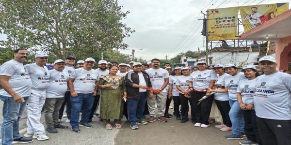 मारवाड़ी युवा मंच और जागृति महिला शाखा ने वॉकथॉन का किया आयोजन