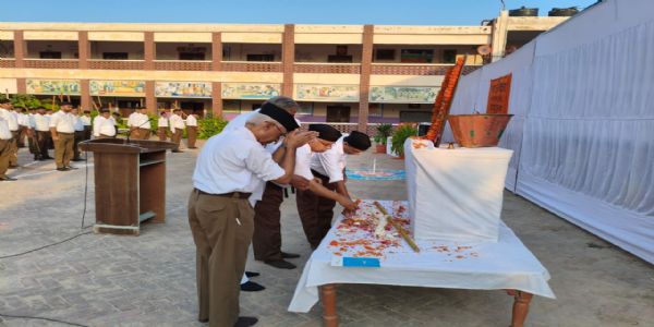 जींद : 100 वर्ष की यात्रा में संघ की सबसे बड़ी उपलब्धि है शाखा : रोशन लाल