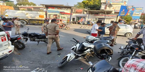 चेकिंग अभियान में 202 वाहनों के कटे चालान, 47 वाहन किये सीज