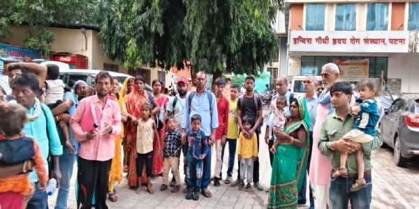 इंदिरा गाँधी ह्रदय रोग संस्थान में पश्चिम चंपारण के 24 बाल ह्रदय रोगियों की हुई स्क्रिनिंग