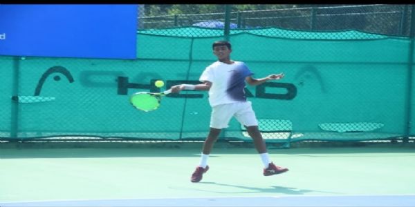 अंडर-14 शीर्ष वरीय टेनिस स्टार कौस्तुभ सिंह (उत्तर प्रदेश)