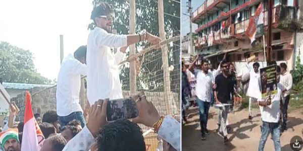 कांग्रेस ने बढ़ते बिजली बिलों के खिलाफ किया प्रदर्शन, उग्र आंदोलन की दी चेतावनी