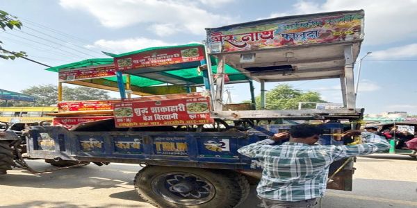 गुरुग्राम नगर निगम ने सार्वजनिक स्थानों हटाए गए अवैध ढाबे, खोखे व रेहडिय़ां