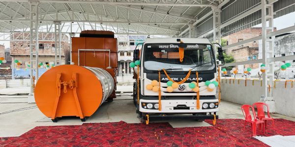 वाराणसी पीलीकोठी में ‘स्मार्ट वेस्ट मैनेजमेंट स्मार्ट ट्रांसफर स्टेशन’ से भी होगा कूड़ा निस्तारण