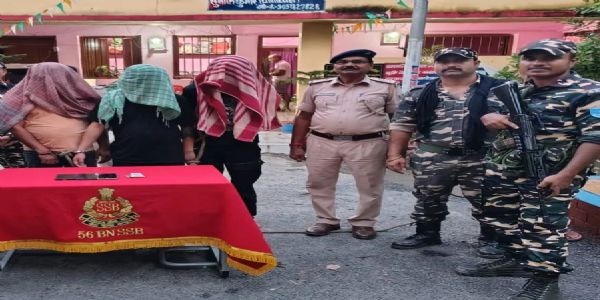 33 ग्राम ब्राउन शुगर के साथ दो नेपाली और एक भारतीय गिरफ्तार