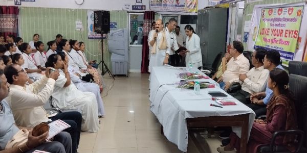 नेत्रदान से दो लोगों को मिलती है ज्योति: डाॅ राजेश सूर्यवंशी