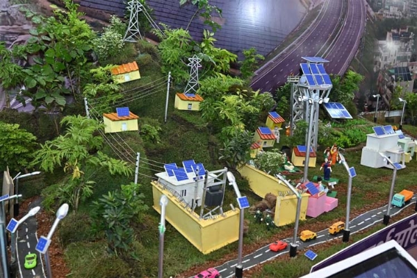 प्रधानमंत्री सूर्य घर बिजली योजना पर प्रदर्शनी