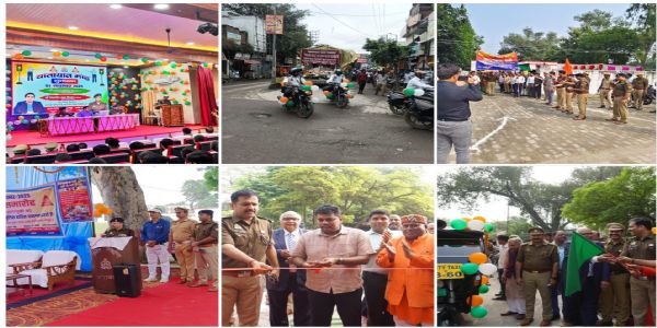 उत्तर प्रदेश में यातायात माह शुरू, जिलों में हुए कार्यक्रम