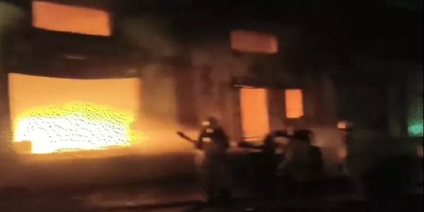 मप्रः इंदौर में केमिकल गोडाउन में लगी भीषण आग, दो महिलाएं जिंदा जली