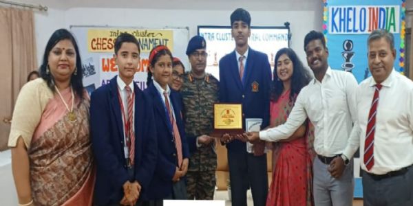 आर्मी पब्लिक स्कूल रुड़की ने इंट्रा क्लस्टर सेंट्रल कमांड शतरंज में प्राप्त किया प्रथम स्थान
