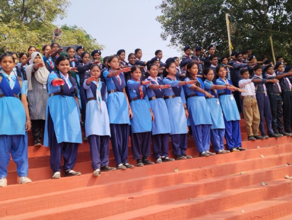 मतदाता जागरूकता हेतु शपथ समारोह का आयोजन , भारत स्काउट और गाइड के स्वयंसेवको ने ली शपथ मतदाता जागरूकता हेतु शपथ समारोह का आयोजन , भारत स्काउट और गाइड के स्वयंसेवको ने ली शपथ