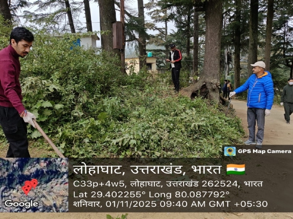 जनपद चंपावत में स्वच्छता अभियान