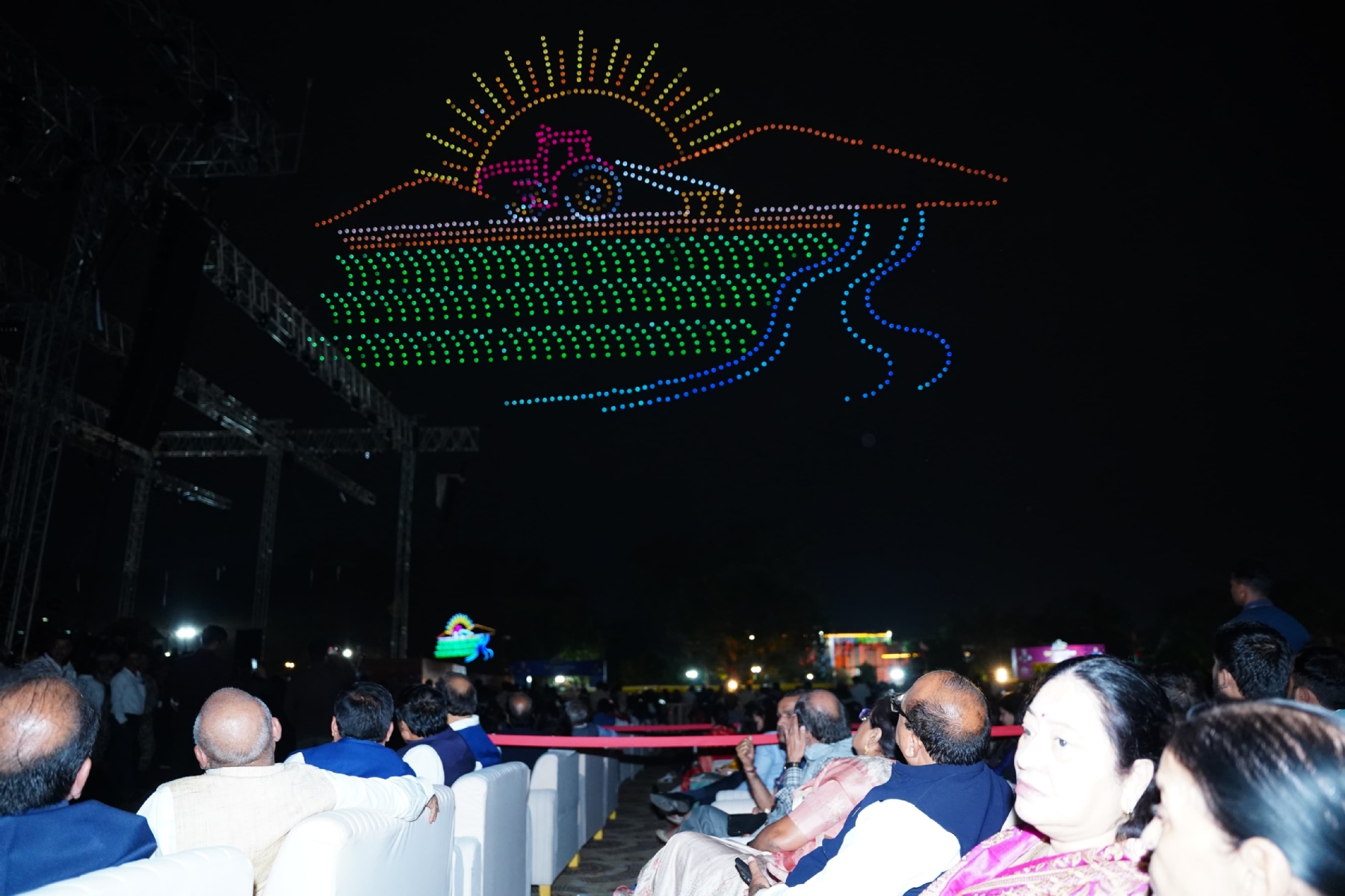 लाल परेड ग्राउंड में राज्य स्तरीय कार्यक्रम