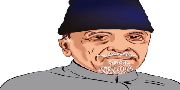 स्वतंत्र भारत के पहले शिक्षा मंत्री मौलाना अबुल कलाम आजाद। स्केच - इंटरनेट मीडिया स्वतंत्र भारत के पहले शिक्षा मंत्री मौलाना अबुल कलाम आजाद। स्केच - इंटरनेट मीडिया