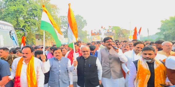पदयात्राओं के माध्यम से जन -जन को जोड़ रही भाजपा