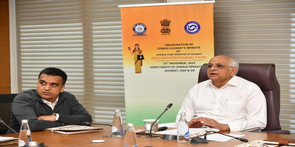 मुख्यमंत्री ने जनगणना गुजरात की नई वेबसाइट लॉन्च की
