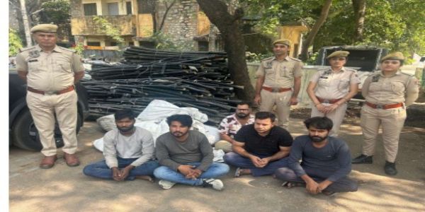 बीएसएनएल की भूमिगत केबल चोरी करने वाले गिरफ्तार