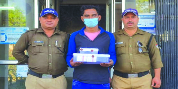 नशीले इंजेक्शनों की खेप के साथ हिस्ट्रीशीटर गिरफ्तार