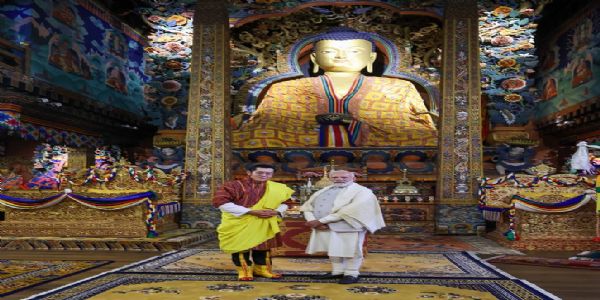 प्रधानमंत्री मोदी के भूटान दौरे का समापन वैश्विक शांति प्रार्थना उत्सव के बीच आज