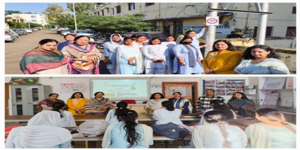 गवर्नमेंट कॉलेज ऑफ एजुकेशन में सड़क सुरक्षा जागरूकता अभियान आयोजित