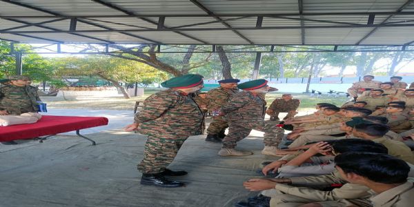 नगरोटा एनसीसी कैंप में नागरिक सुरक्षा विभाग ने किया एक दिवसीय जागरूकता कार्यक्रम आयोजित