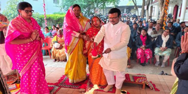 राधा गोविन्द विश्वविद्यालय में तीन दिवसीय पूजन कार्यक्रम का आयोजन