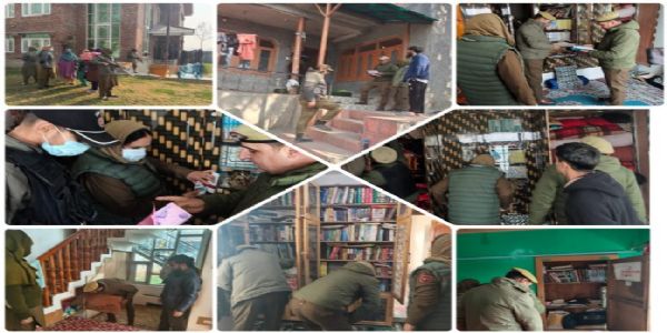 जम्मू-कश्मीर पुलिस ने गंदरबल में जमात-ए-इस्लामी नेटवर्क पर व्यापक छापेमारी की