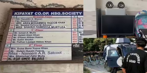 फोटो: एटीएस टीम का  मुंब्रा में छापा