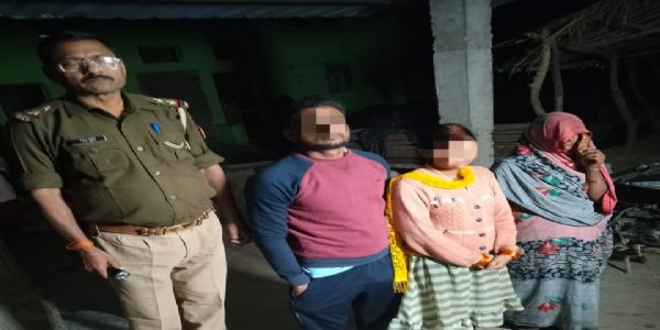 पुलिस ने दिखाई संवेदनशीलता, मानसिक रूप से मंद युवती को परिजनों से मिलाया