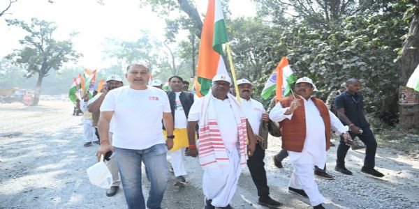 अंबिकापुर: लौह पुरुष पटेल की जयंती पर निकला 11 किलोमीटर लंबा “यूनिटी मार्च”