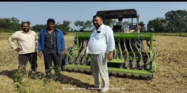 शिवपुरी : सुपर सीडर से बदली खेती की दिशा, ग्राम सुनाज के कृषक भगत सिंह बने आधुनिक खेती के प्रतीक