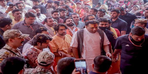 पलवल में सनातन एकता पदयात्रा का अंतिम दिन