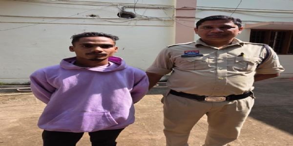 धान चोरी का आरोपित 24 घंटे में गिरफ्तार, 11 बोरी धान, ई-रिक्शा और मोबाइल जब्त