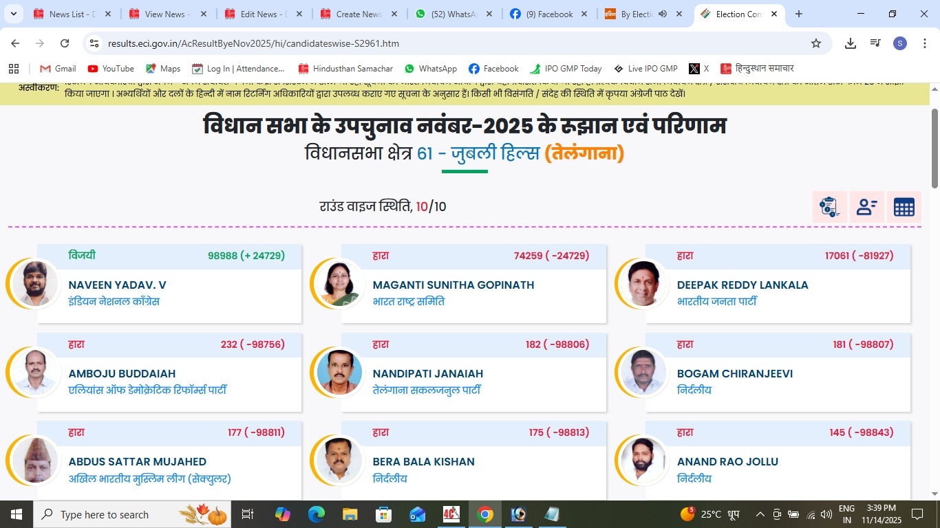 चुनाव परिणाम