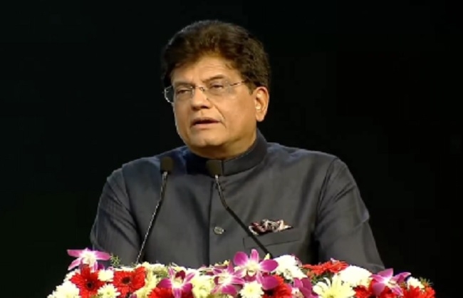 सीआईआई पार्टनरशिप समिट 2025 को संबोधि‍त करते पीयूष गोयल